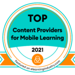 eLearning Industry 2021 Top Content Providers for Mobile Learning