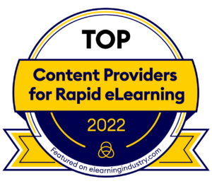 eLearning Industry 2022 Top Content Providers for Rapid eLearning